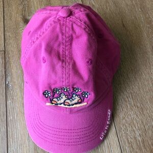 Life Is Good Fuchsia Cap